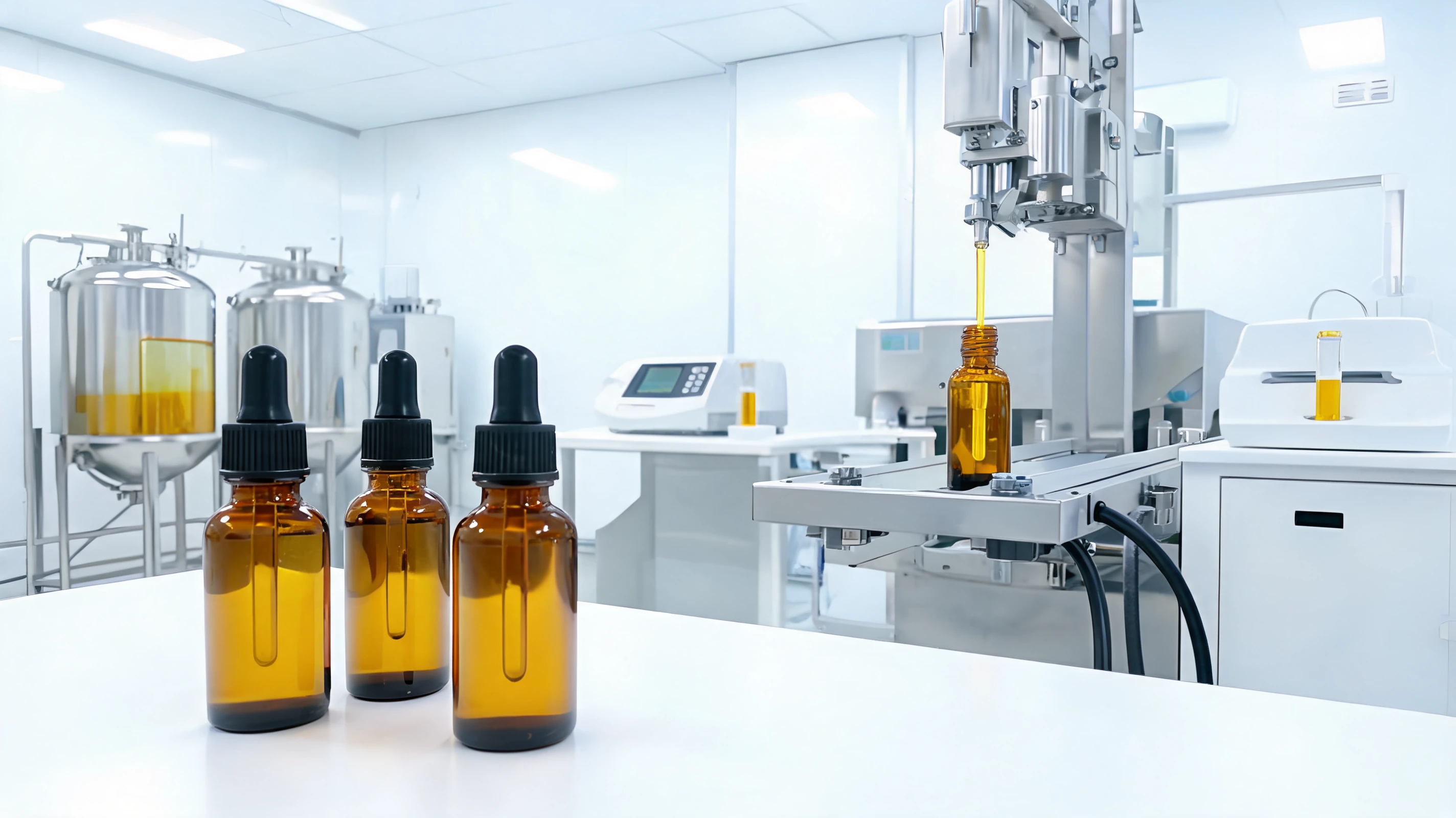 Liquid supplements factory workflow and product context