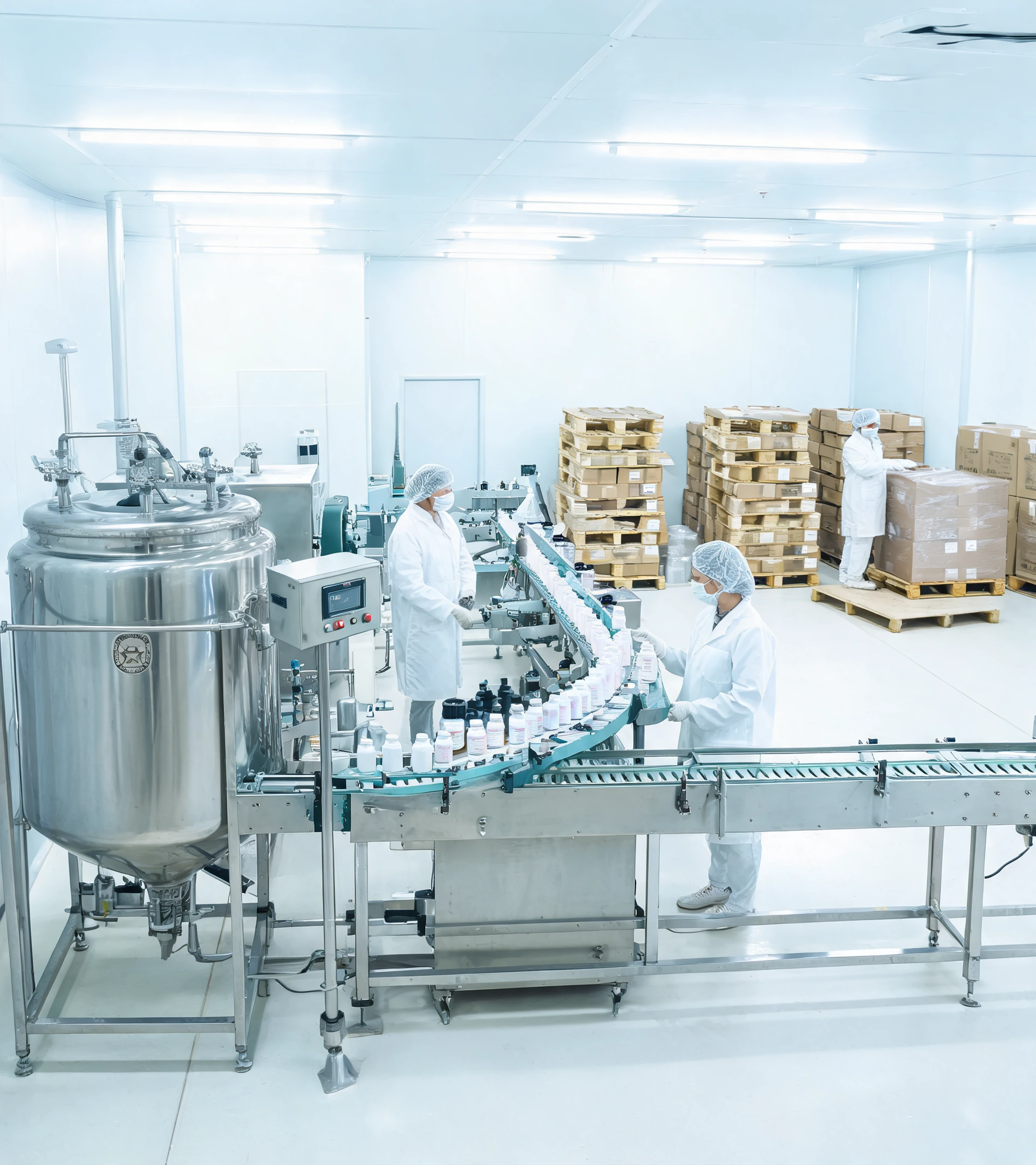 Blending and preparation factory workflow and product context