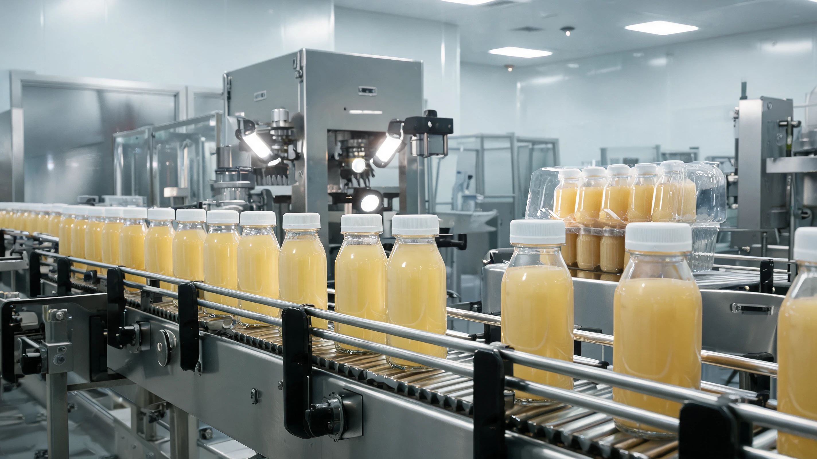 Bottle drinks factory workflow and product context