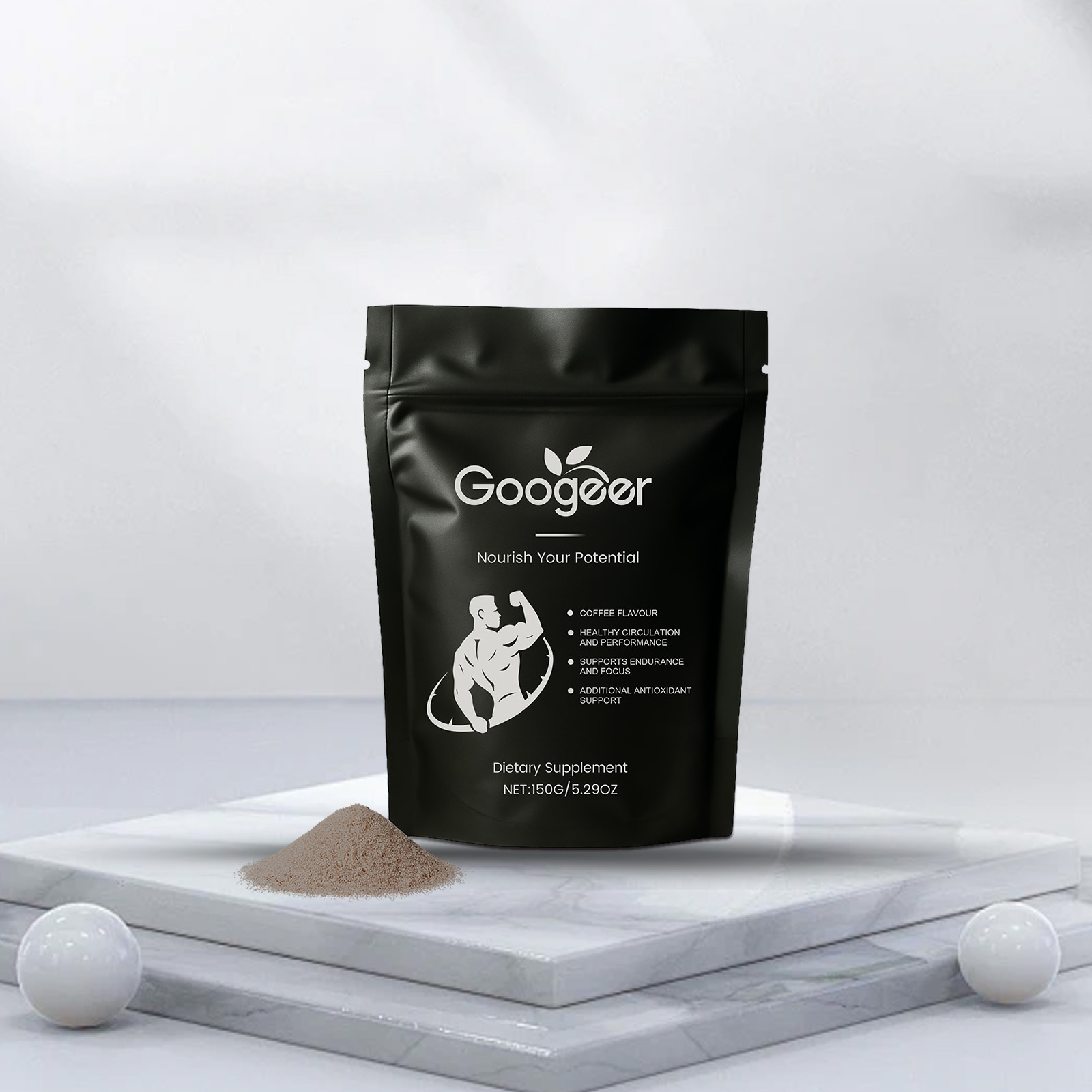 Dietary Supplement For Men's Discomfort Relief & Body Care Universal Skin Type Regular Pattern
