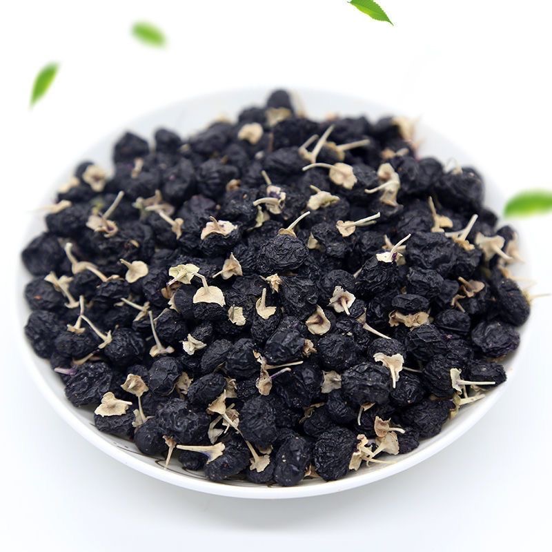 高品质草本黑枸杞 中国干制紫色水果茶 黑枸杞