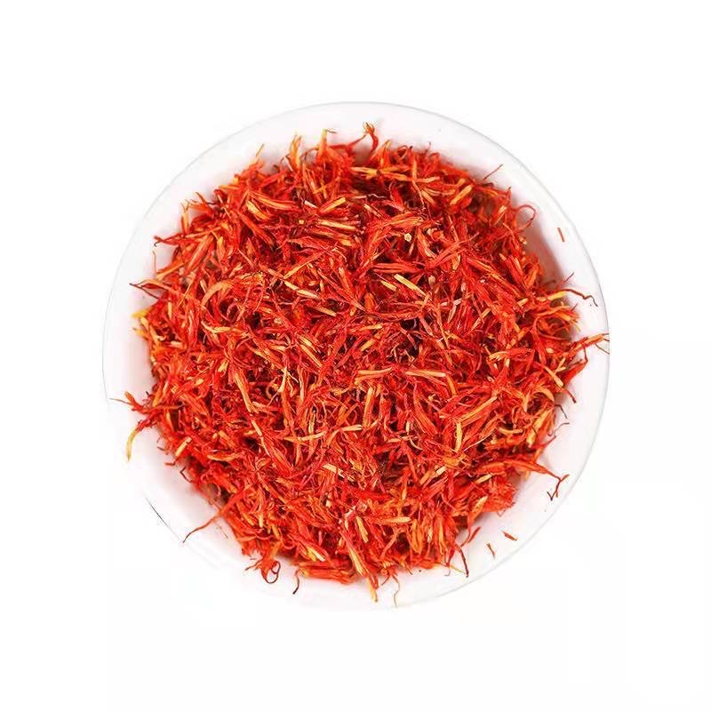 Oferta de precio al por mayor de exportador proveedor de azafr&aacute;n de c&aacute;rtamo crudo seco estilo de alta calidad premium