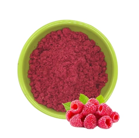 Natural Wild Bilberry Raspberry Fruit Powder High Quality Food Grade Solvent Extracted Red Berry Juice Powder