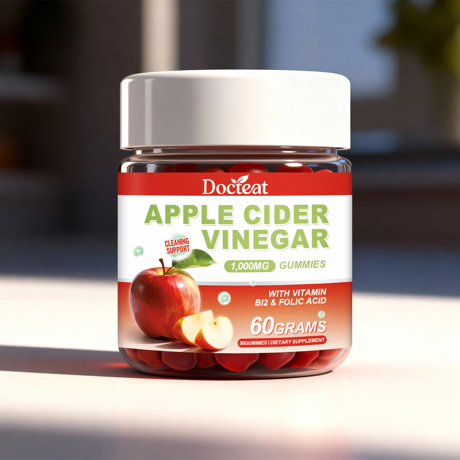 Etiqueta privada suplemento diet&eacute;tico detox adelgazante r&aacute;pido quema grasa gomitas de vinagre de manzana para adultos para reci&eacute;n nacidos