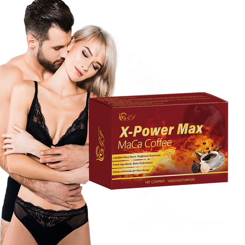 Private Label Energy Coffee Power Herbal Healthy Male Vitality Instant Black Maca Coffee For Men
