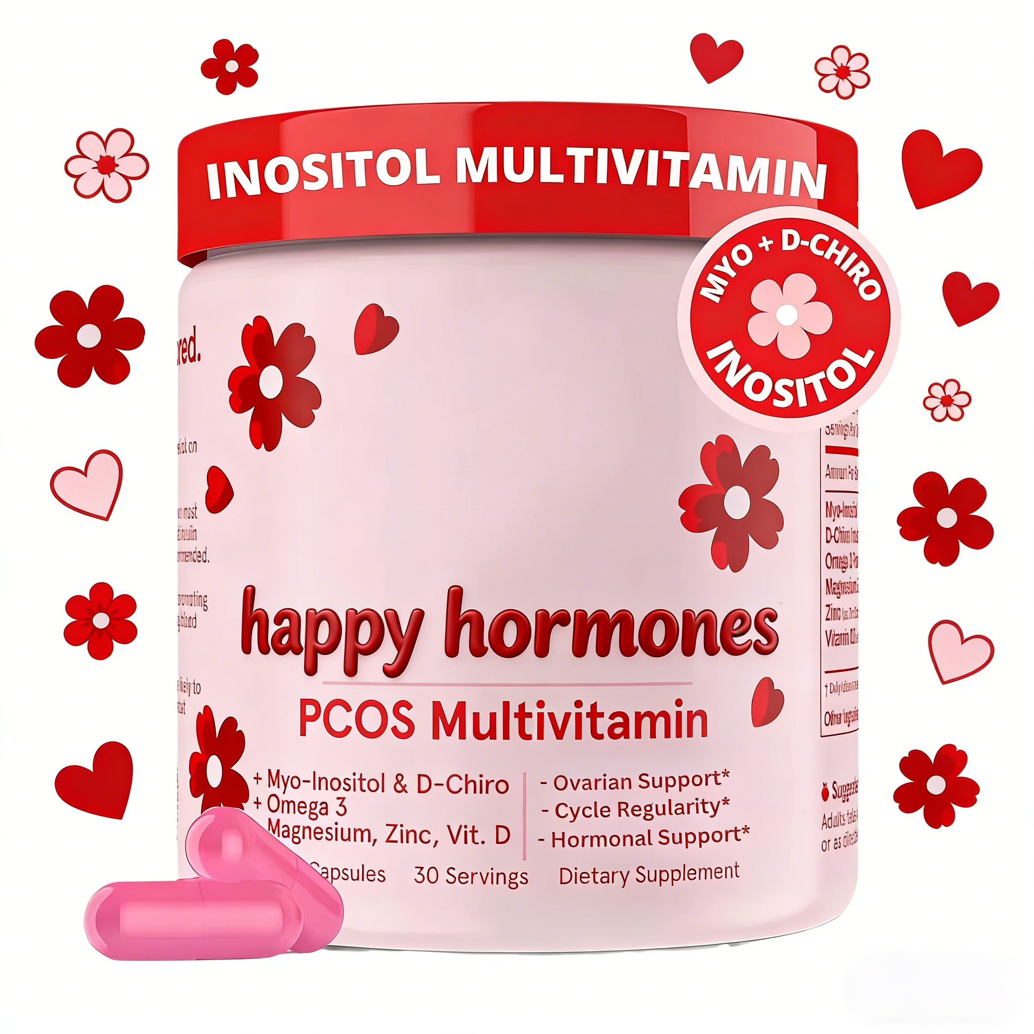 In Stock Happy Hormone Multivitamin Complex Capsules Vitamins Hot Products Happy Hormone