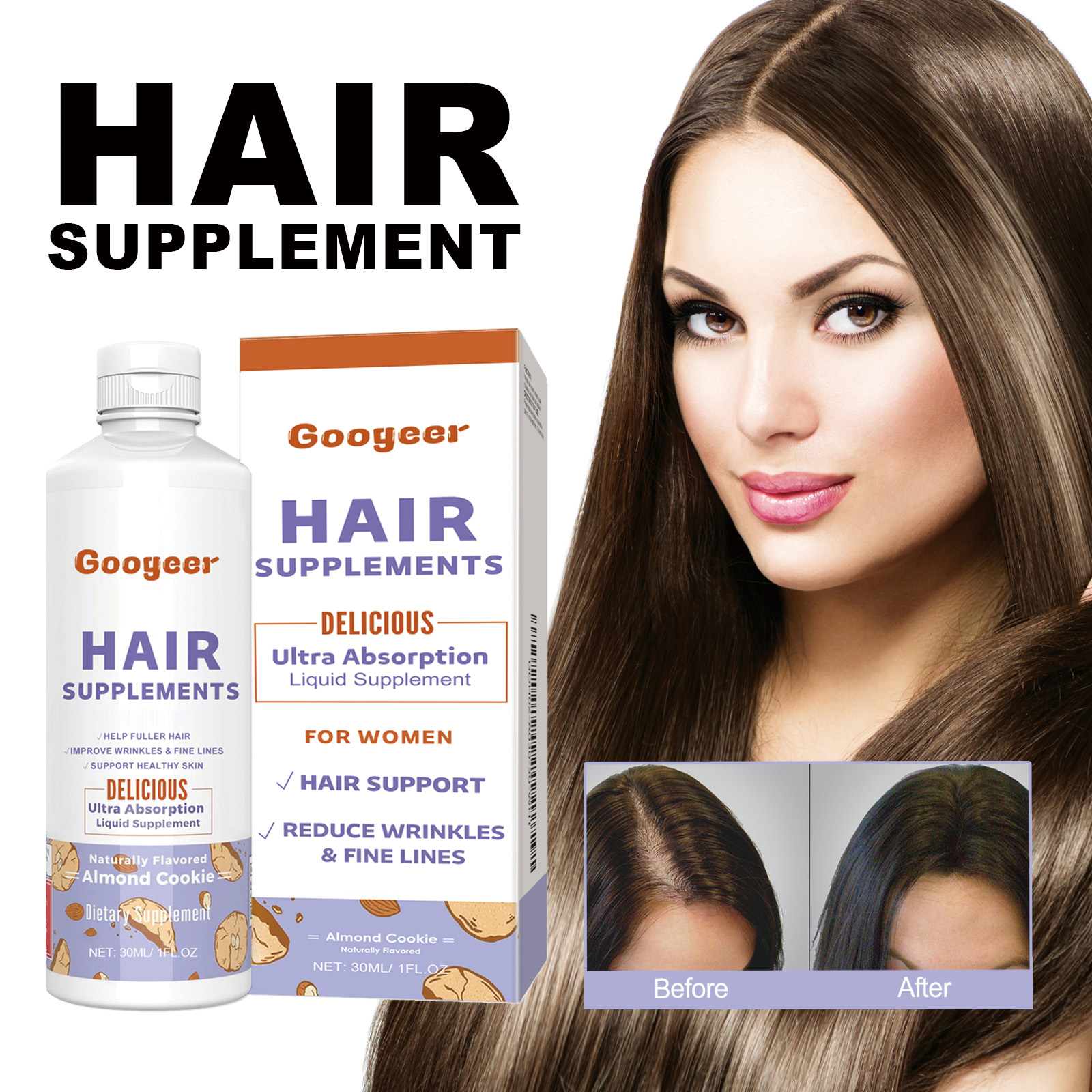 Oem Hot Selling Hair Growth Max Supplement For Women Hair Growth Vitamins