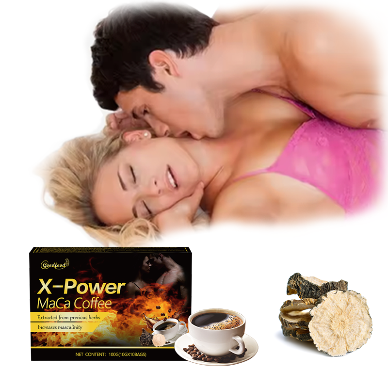 Hot Selling High Quality Men's Maca Chocolate Coffee Health Care Energy Product For Fertility Bitter Taste In Box Packaging