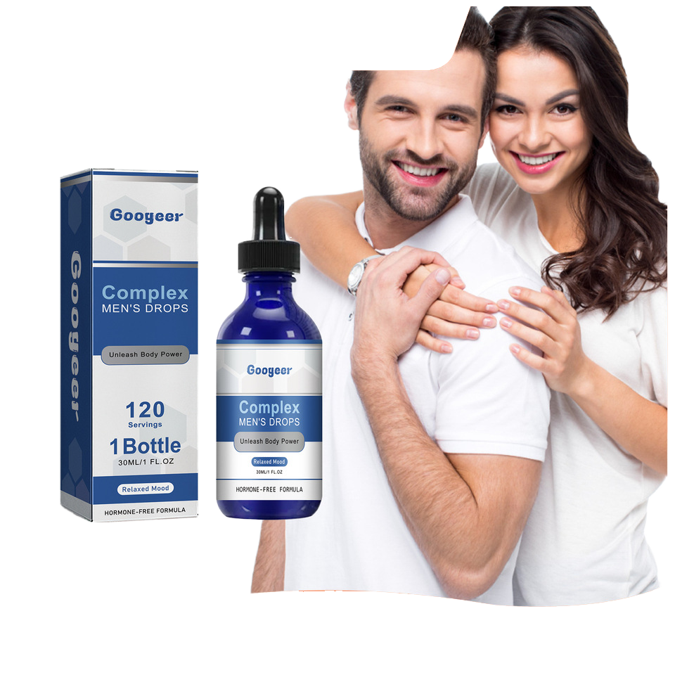 Hot Selling Natural Men's Health Drops Supports Energy & Performance Hormone-free & Fast-acting