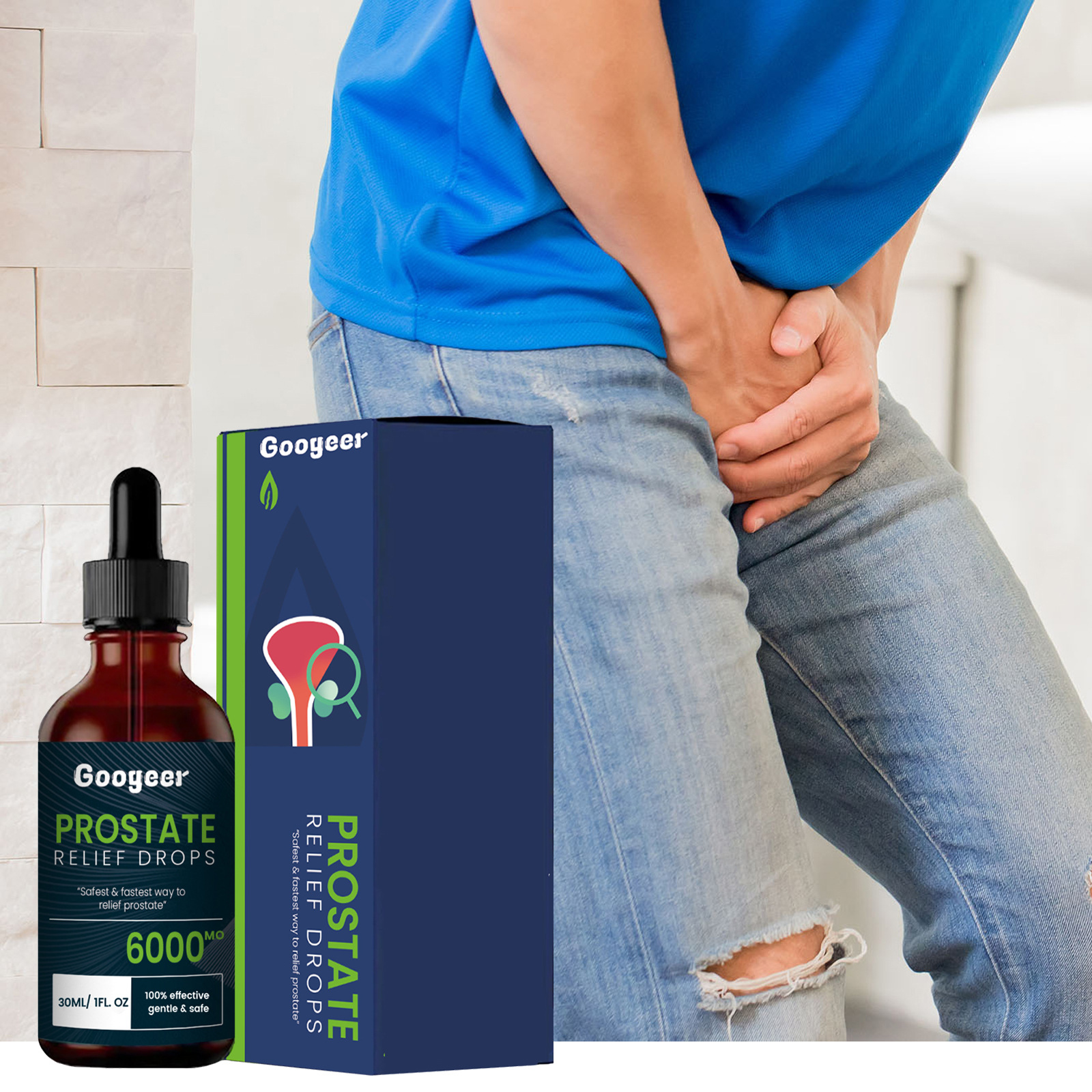 Premium Prostate Health Drops - Fast-absorbing Liquid Formula - Supports Men's Urinary Function