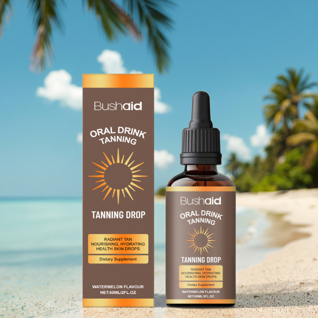 Gotas bronceadoras orales superventas - Sabor a sand&iacute;a para un bronceado radiante para mujeres