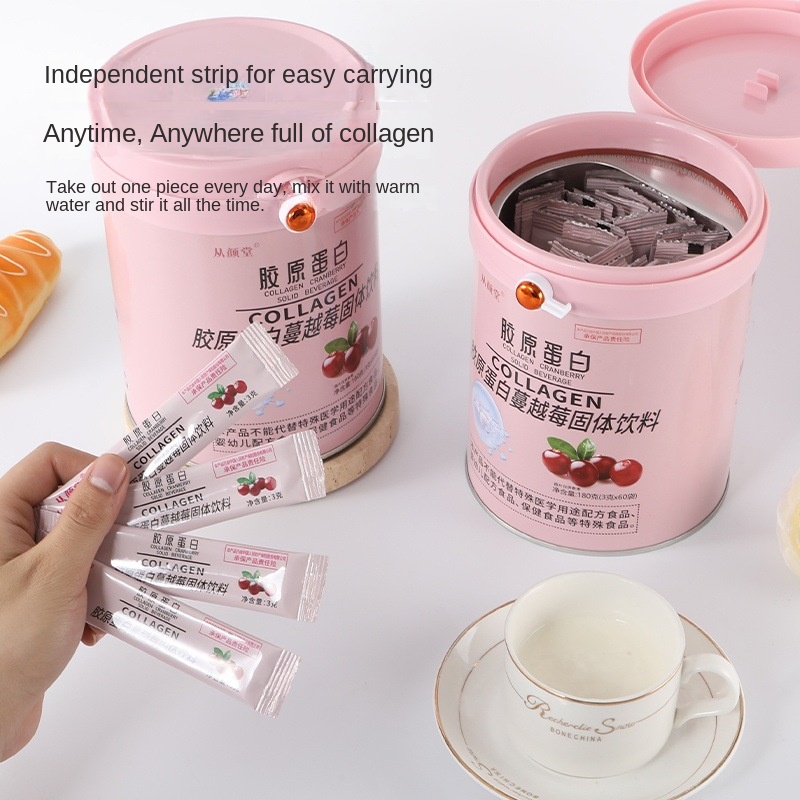 Hot Selling Congyantang Collagen Cranberry Adult Solid Beverage Skin And Wellness Support Beauty Product