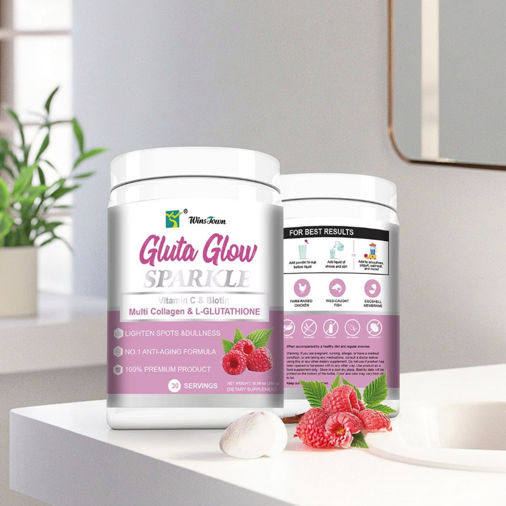 Multi Collagen L-glutathione Supplement With Vitamin C & Biotin For Skin Brightening