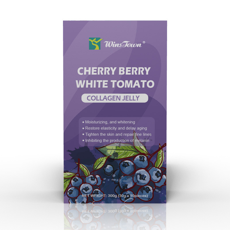 Cherry Berry White Tomato Collagen Jelly | Plant-based Skin Hydration & Elasticity Support