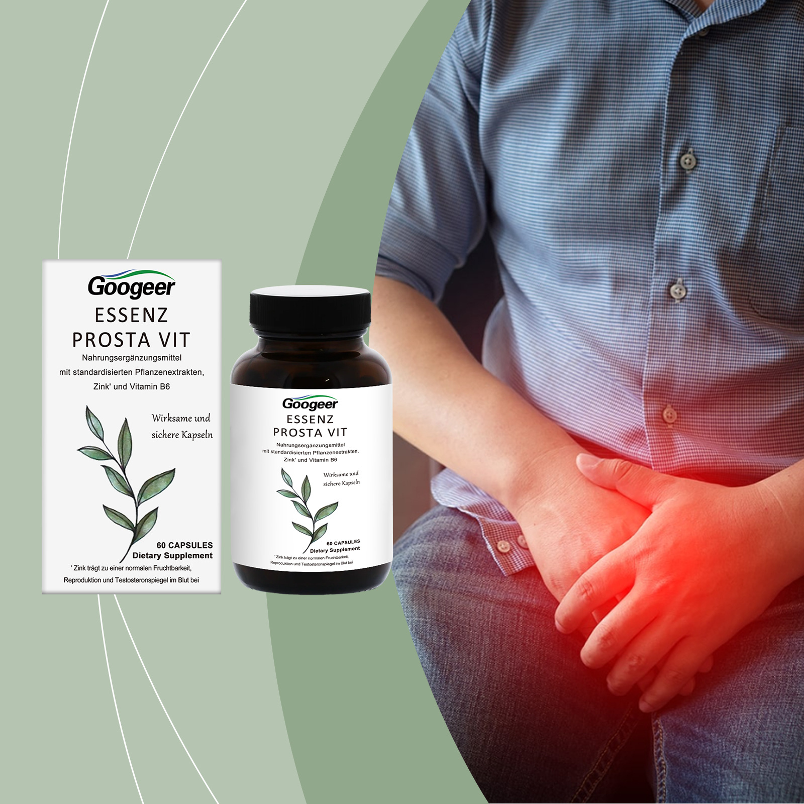 Prosta Vit สารสกัดสมุนไพร อาหารเสริมที่มีซิงก์และวิตามินบี6 เพื่อสุขภาพผู้ชาย