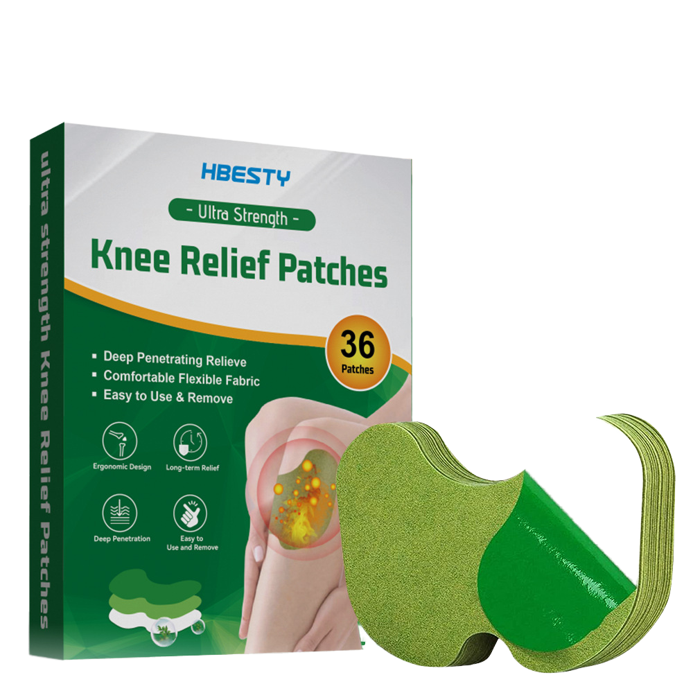 แผ่นแปะบรรเทาอาการปวดเข่าความแรงสูง ผ้า flexible เพื่อความสบายและการรองรับสำหรับเข่า