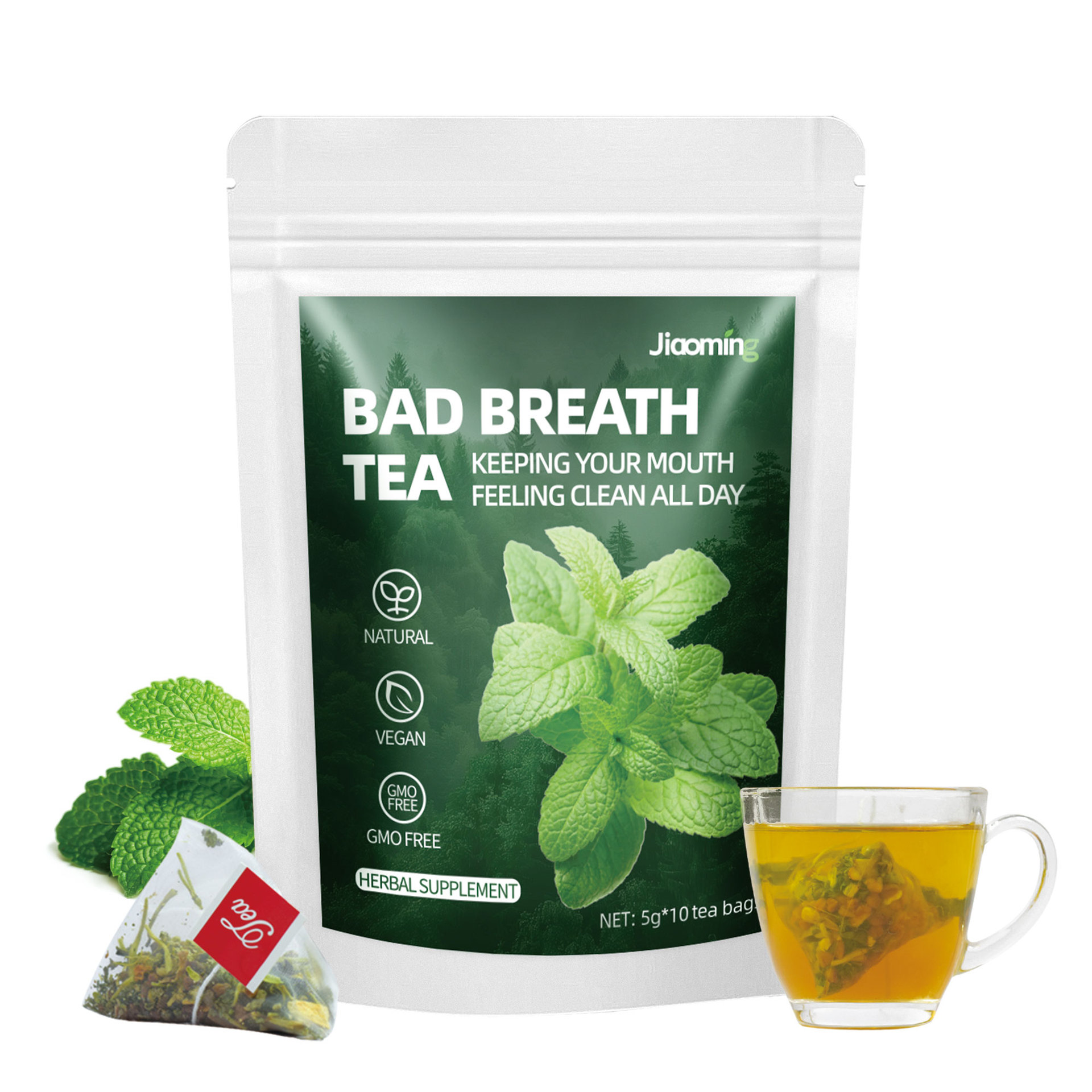 Customized Cross-border Export Tinyo Brand 75g Bagged Raw Health Tea
