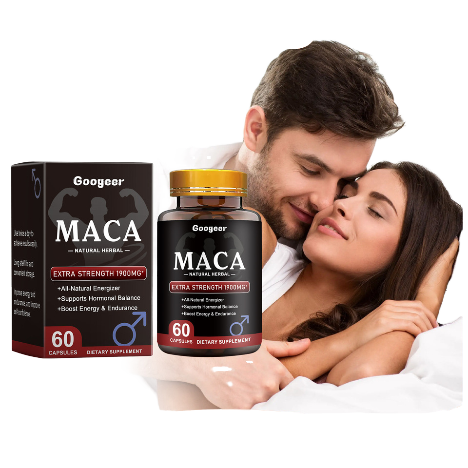 Maca Natural Herbal Dietary Supplement Extra Strength 1900mg Energy Endurance Hormonal Balance Support