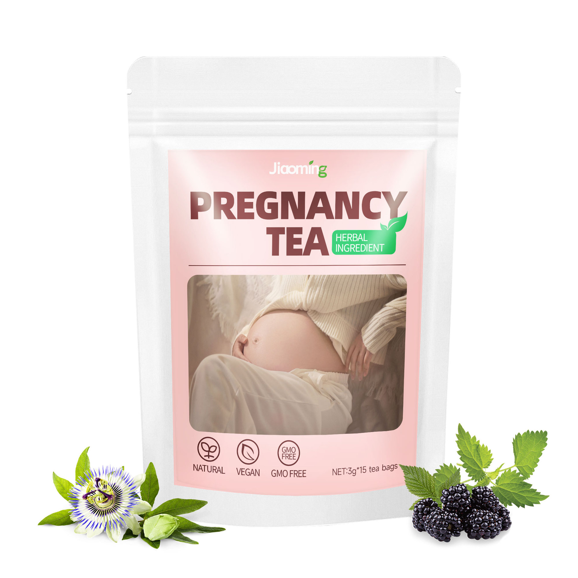 Pregnancy Tea Herbal Tea Women Wellness Tea Natural Vegan Herbal Blend Tea For Daily Comfort