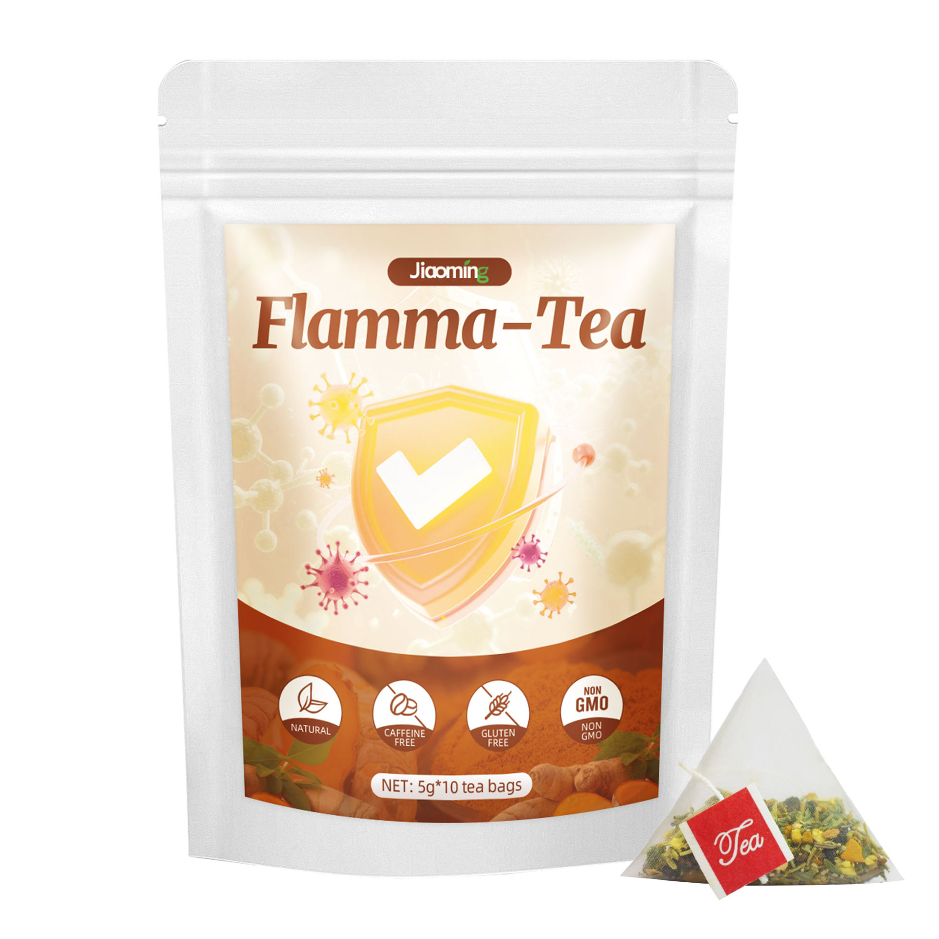 Flamma Tea Herbal Supplement For Inflammation Support And Joint Comfort Natural Ingredients For Body Wellness And Recovery