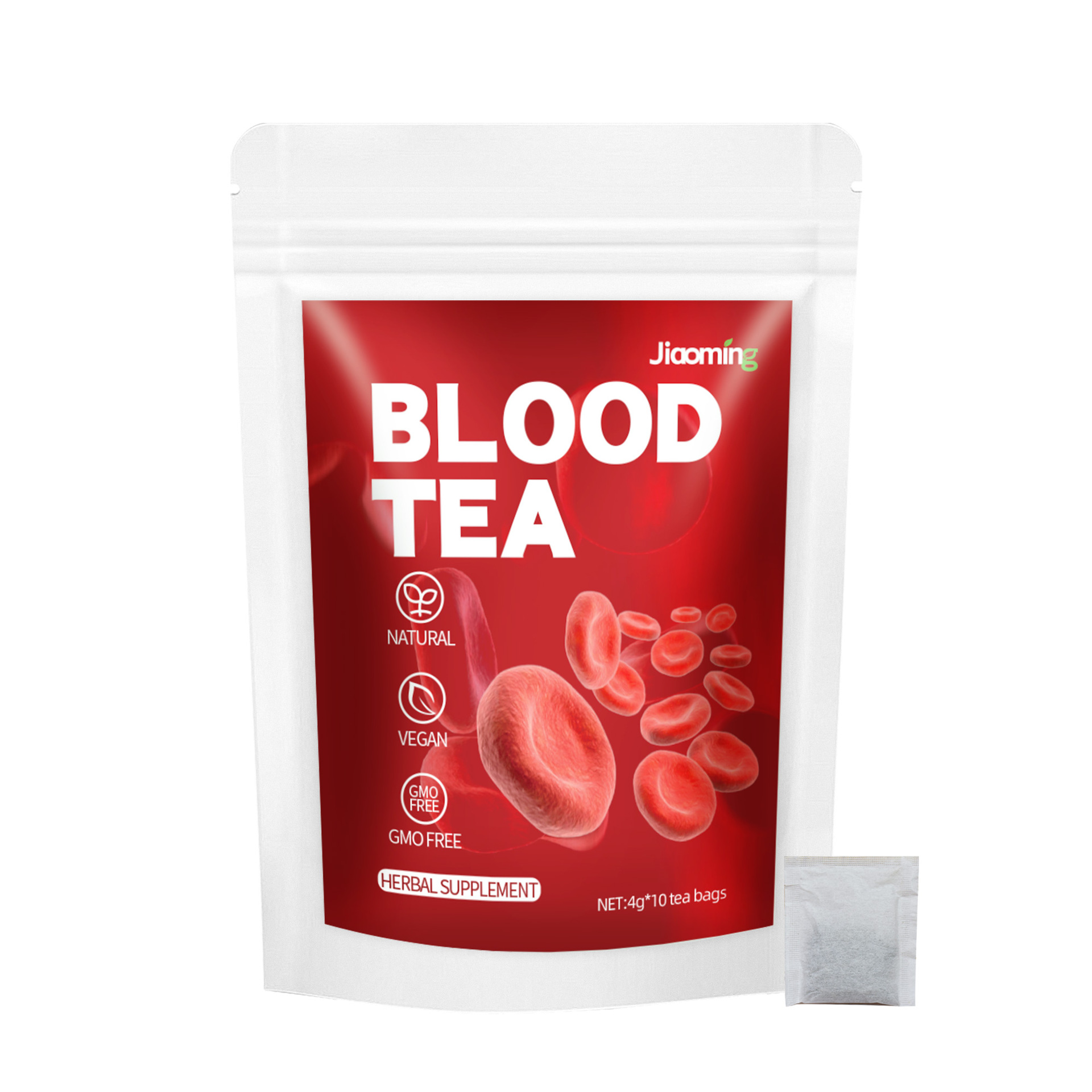 Herbal Blood Health Tea Supplement Vegan Non-gmo Natural Ingredients For Wellness Support And Daily Detox