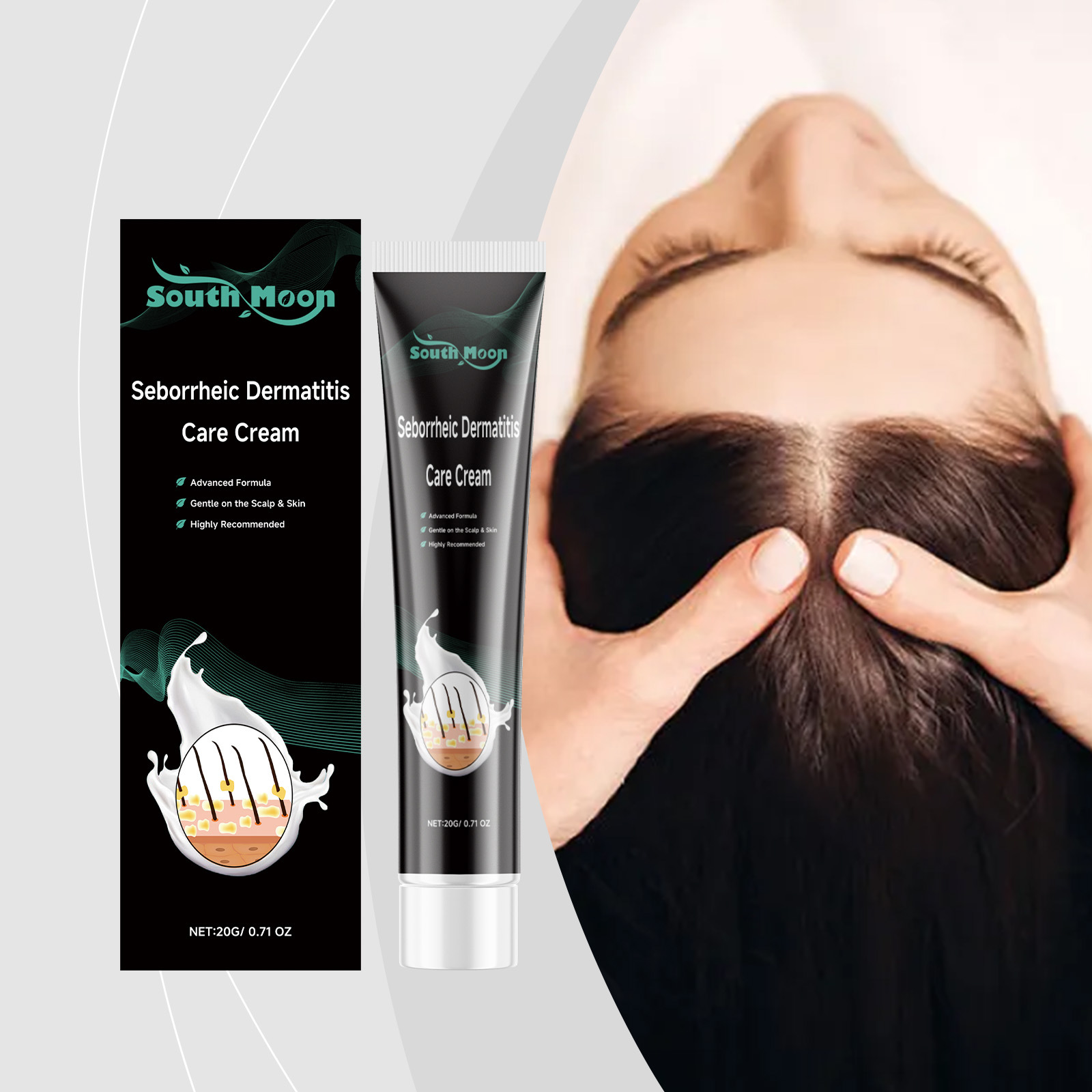 Seborrheic Dermatitis Care Cream Soothing Facial Skin Repair Moisturizer For Dry Sensitive Scalp And Face Relief Cream