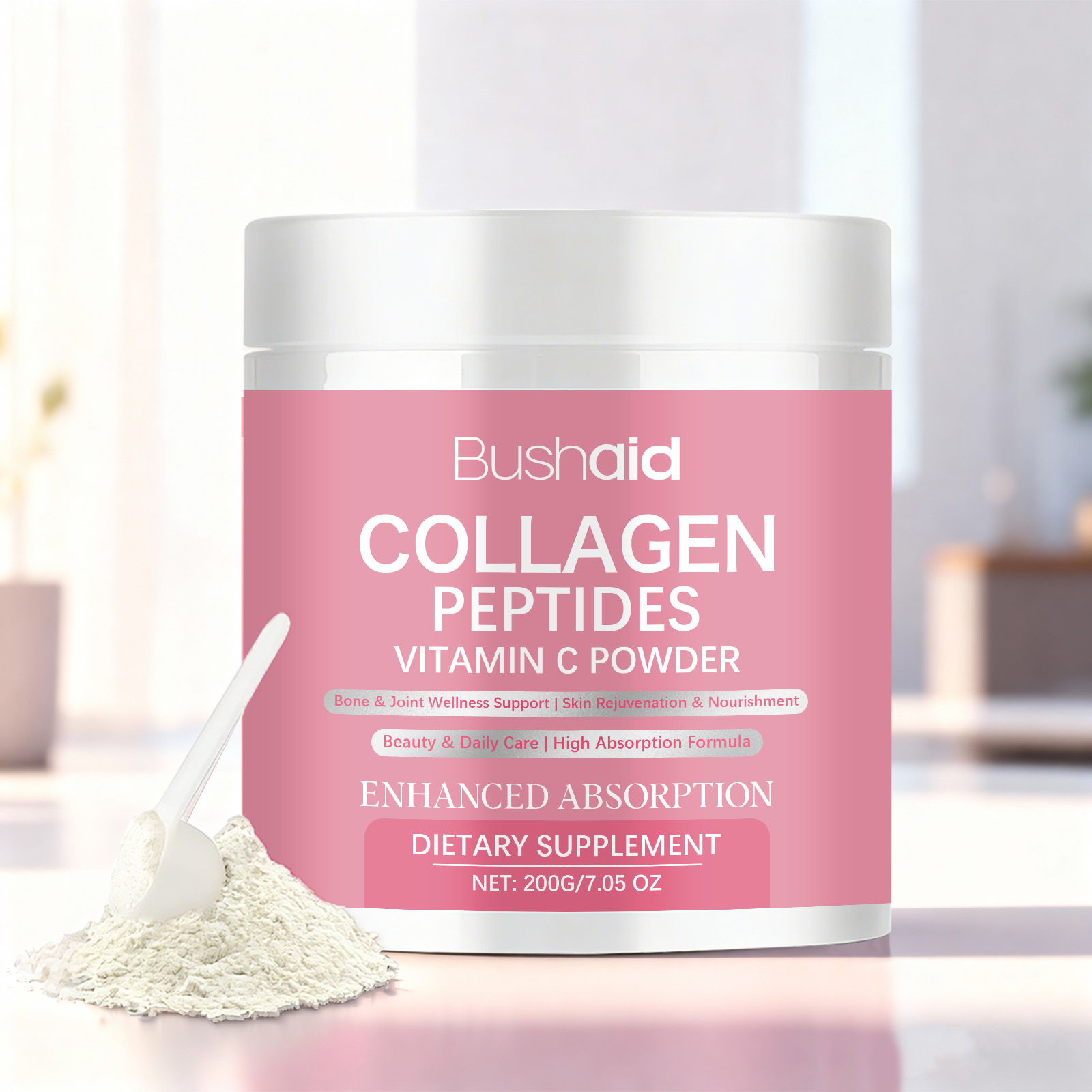 Poudre de peptides de collag&egrave;ne multi-types pour le soutien de la peau, des cheveux et des ongles - Types de collag&egrave;ne hydrolys&eacute;