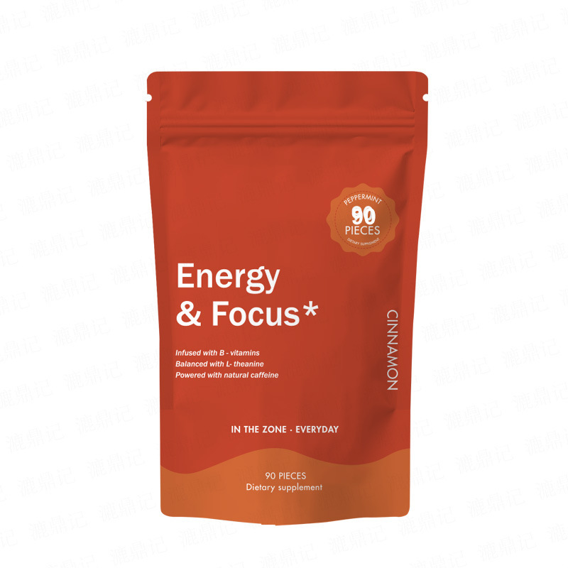 Energy And Focus Chewables With B Vitamins L-theanine Natural Caffeine,Cinnamon Flavor Dietary Supplement