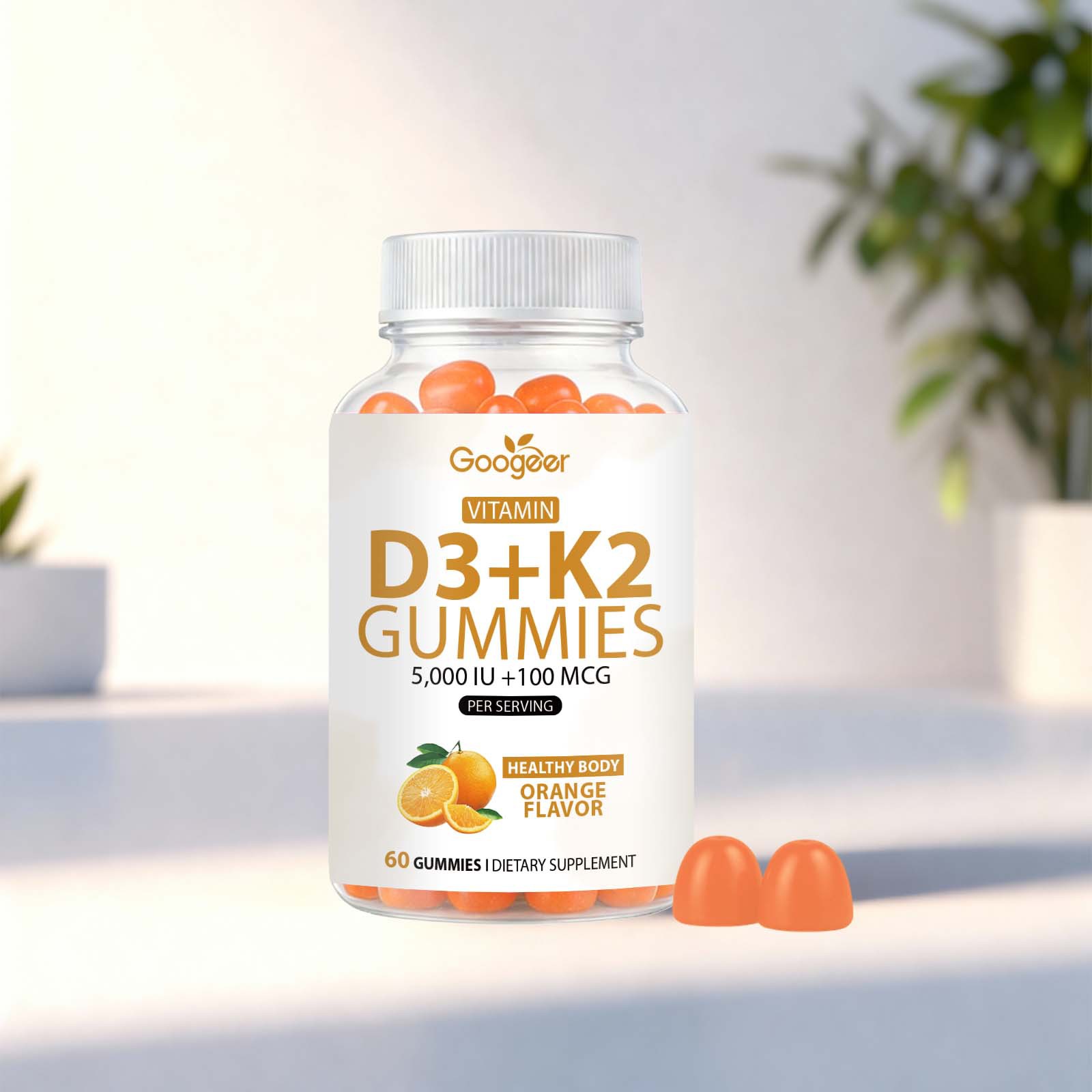 Functional Vitamins Gummies With Vitamin D3 & K2 For Improved Memory & Sleep Support Gummies