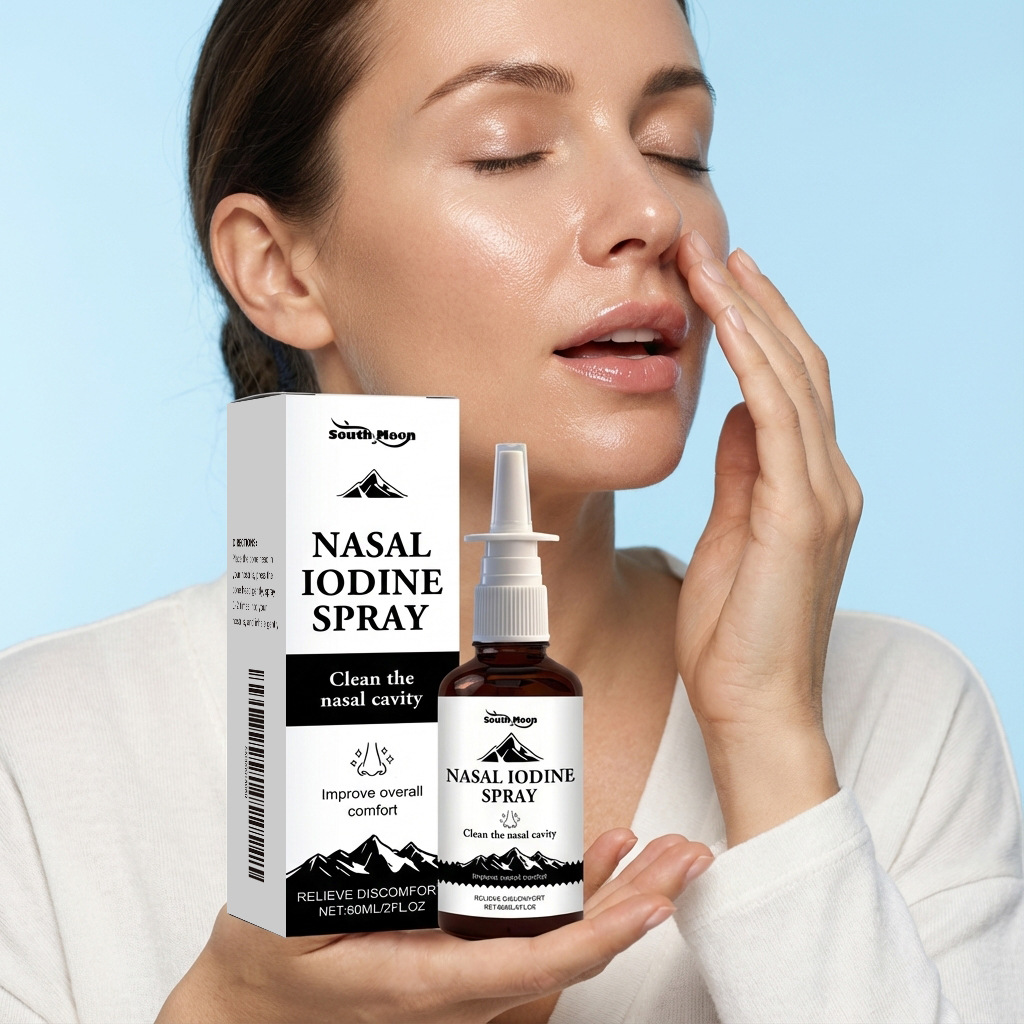Spray de soin nasal 60 ml Hydrate confortablement Nettoie en douceur au quotidien Nourrit l&rsquo;environnement nasal Usage nasal