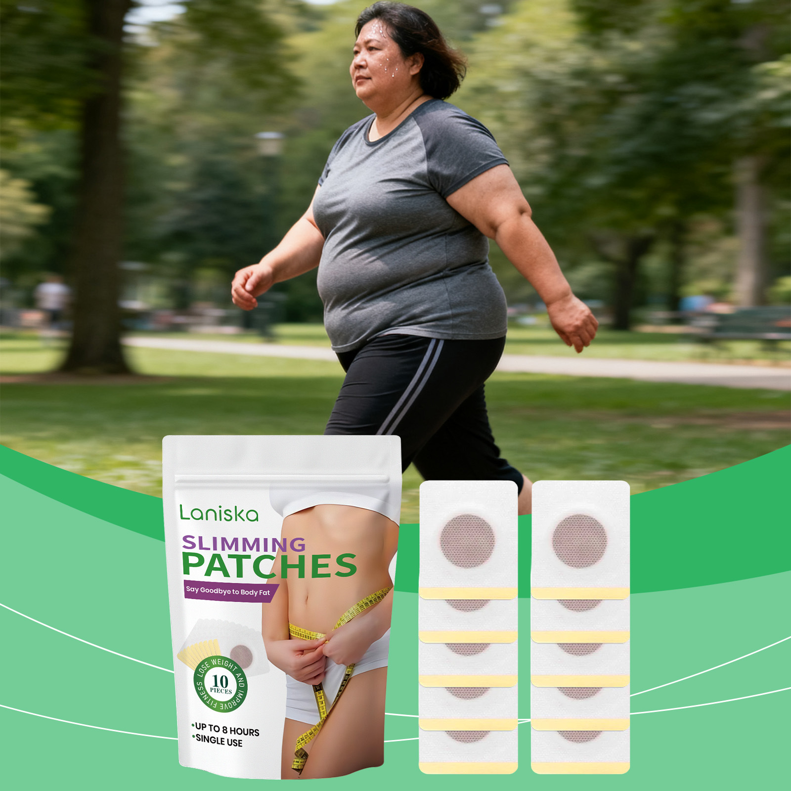 Herbal Care Slimming Patches Daily Care Lightweight Skin Nourishment Moisturizing Massage Body-fitting Portable Patch