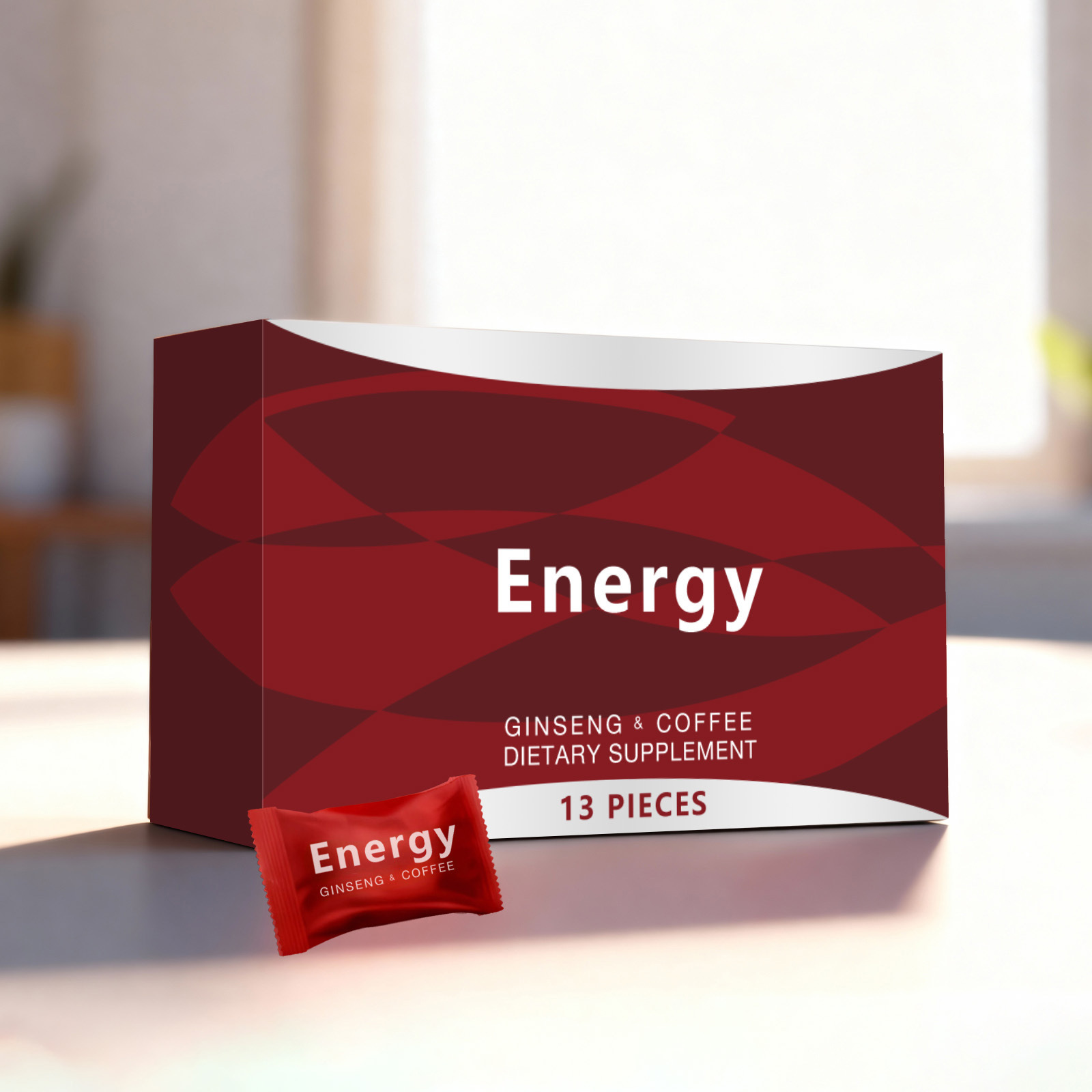 Oem100% Herbal Extracts Male Energy Supplement Providing Hard Candy With Ginseng & Coffee For Men