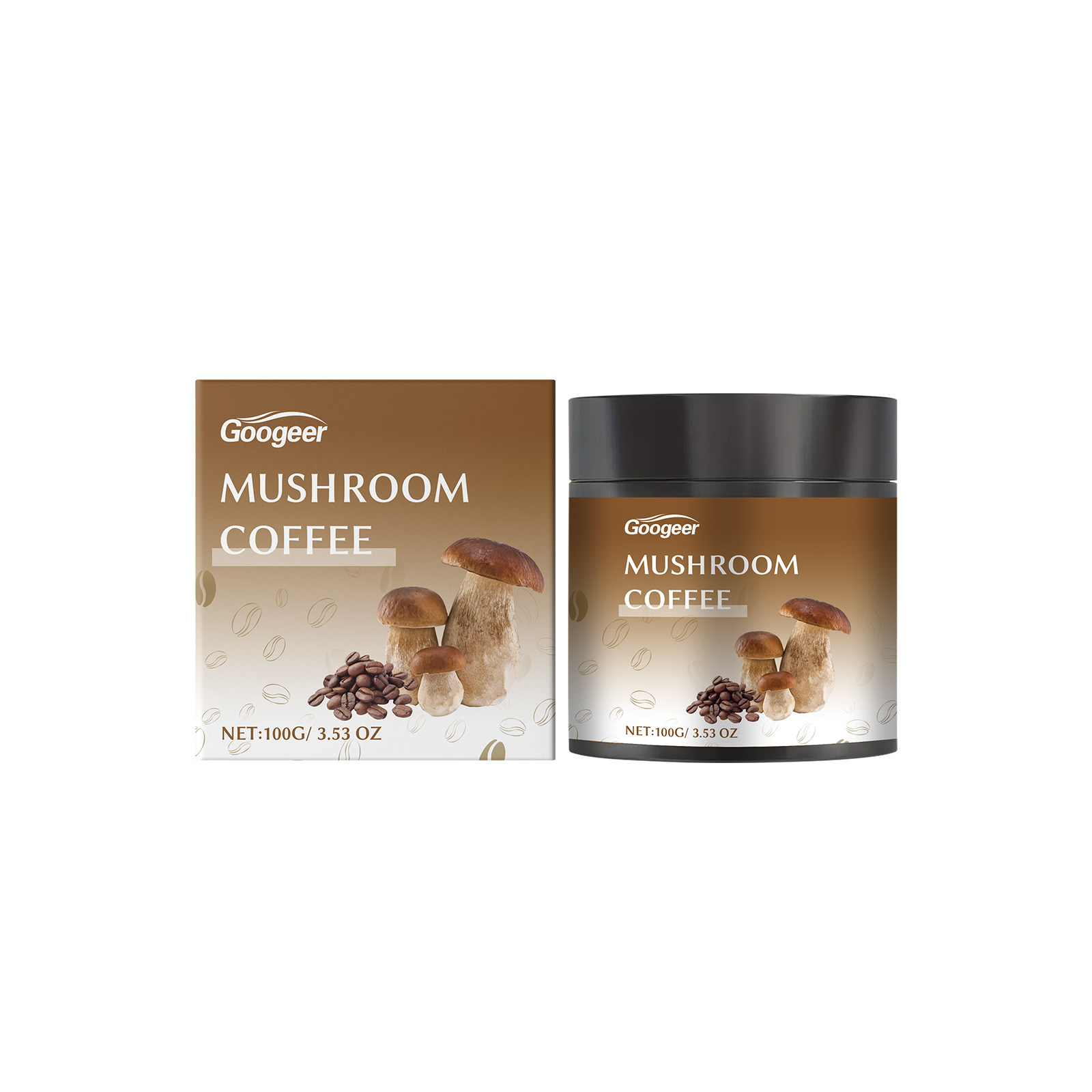 Googeer Mushroom Instant Coffee Body Care Mellow And Fragrant Smooth Rich And Fine Coffee