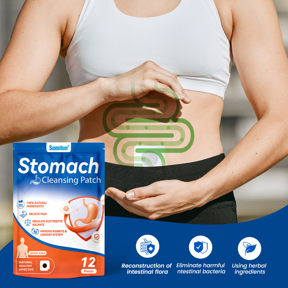 Gastrointestinal Comfort Health Patch Waist Patch Relieve Pain Regulate Electrolyte Balance 12-patch Pack Patch