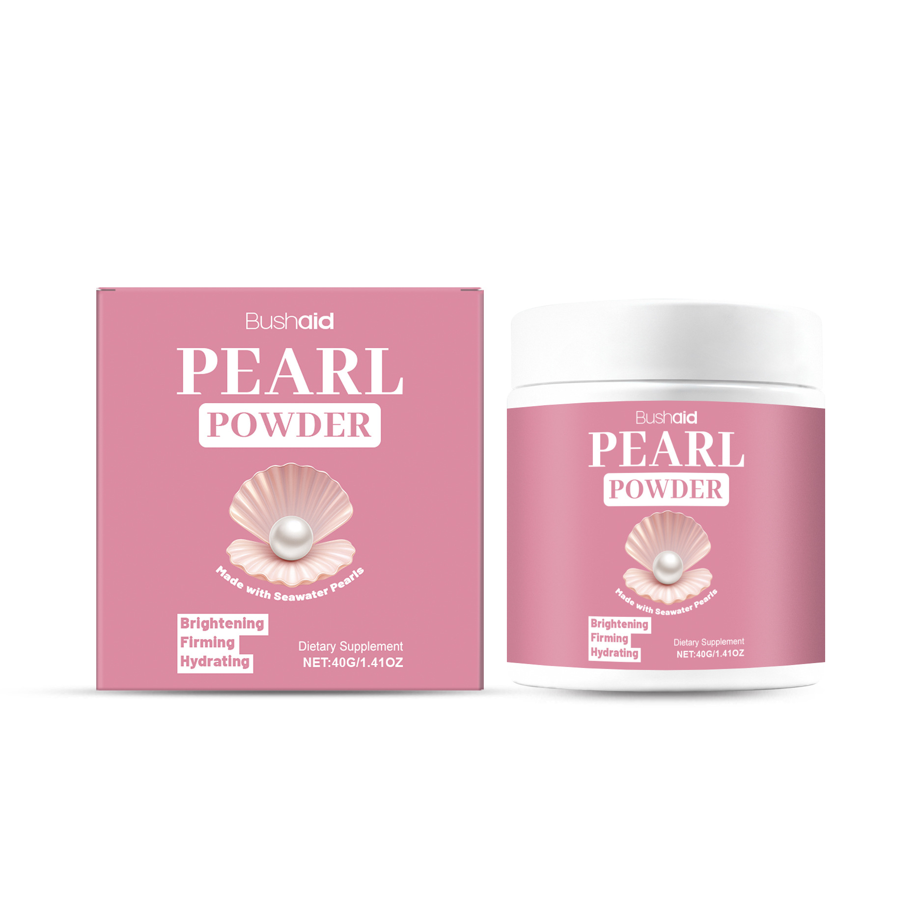 Poudre de perle Nettoyant doux Poudre instantan&eacute;e Lisse Fine Confortable &Eacute;clatante Naturelle Hydratante Soin de la peau Soin du corps