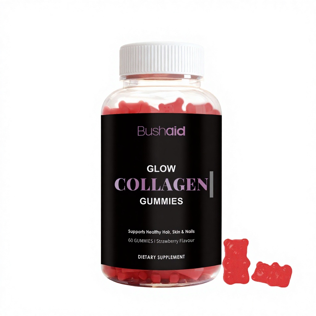 Gommes Vitamin&eacute;es au Collag&egrave;ne pour Cheveux Ongles Peau Soutien Beaut&eacute; Quotidien Compl&eacute;ment Alimentaire 60 Unit&eacute;s Pour Tous Oem Odm