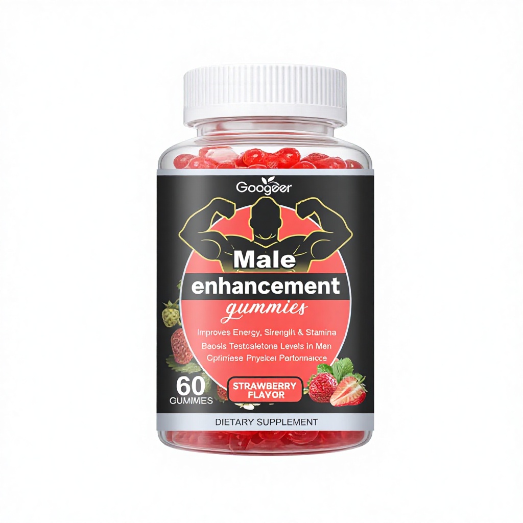 Men's Herbal Wellness Gummies Daily Energy Support Fitness Vitality Dietary Supplement Oem Odm