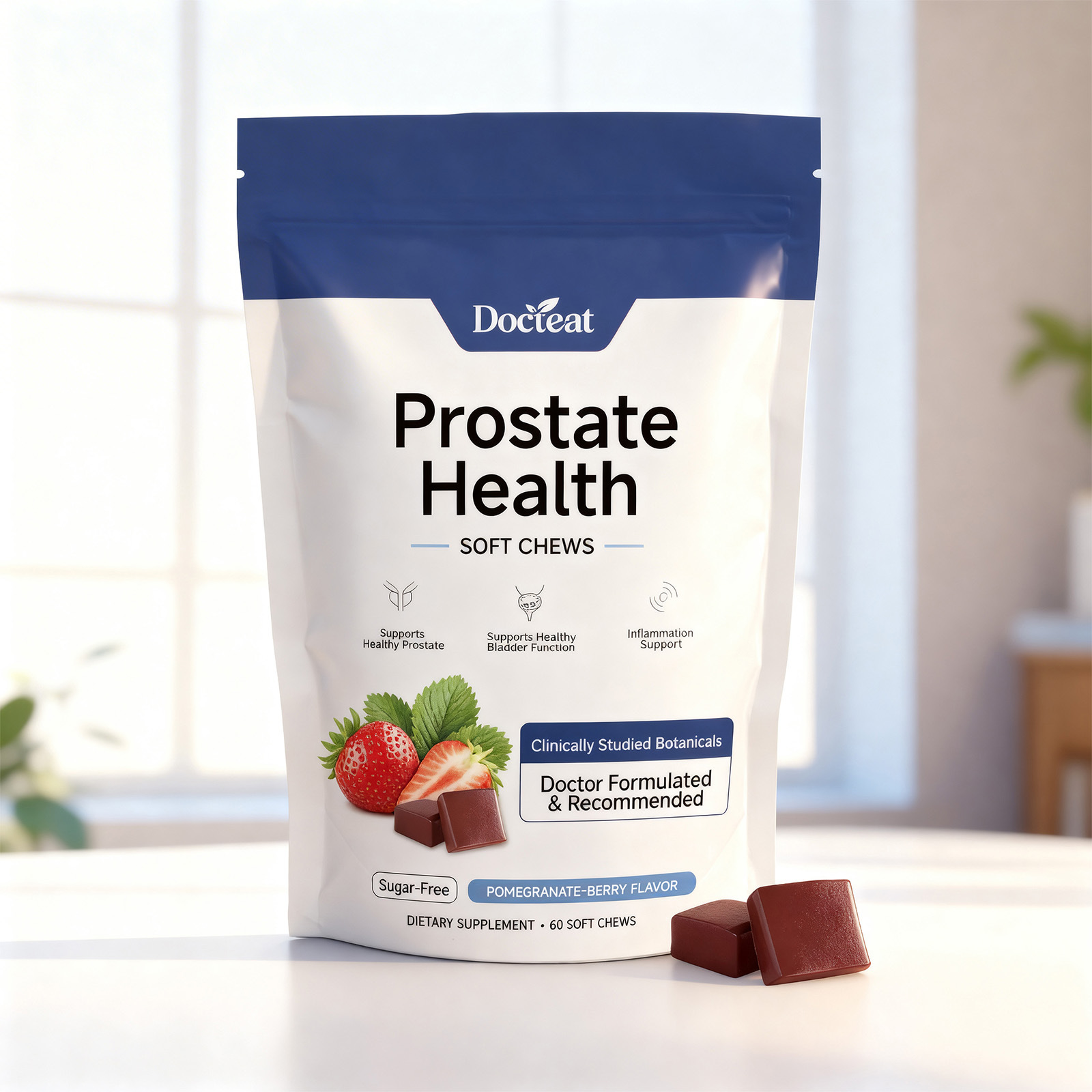 Oem Odm Prostate Health Gummies For Men Natural Support Prostate Immune Health Bone Density Energy Support Easy-take Supplement