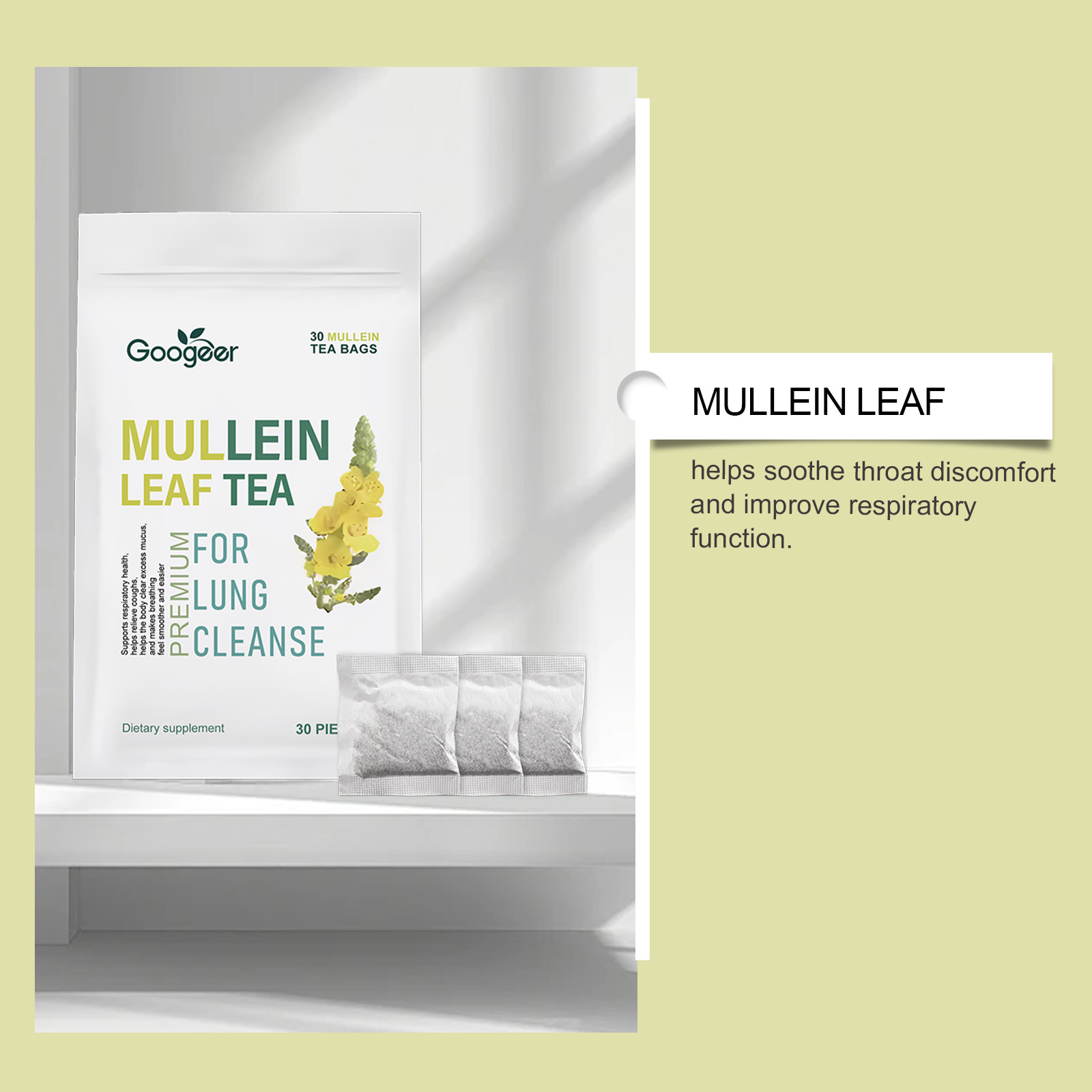 Oem Wholesale Flavored Tea For Health Throat Relief & Better Sleep Herbal Tea Bags Handmade 30 Bags 100% Natural Vegan