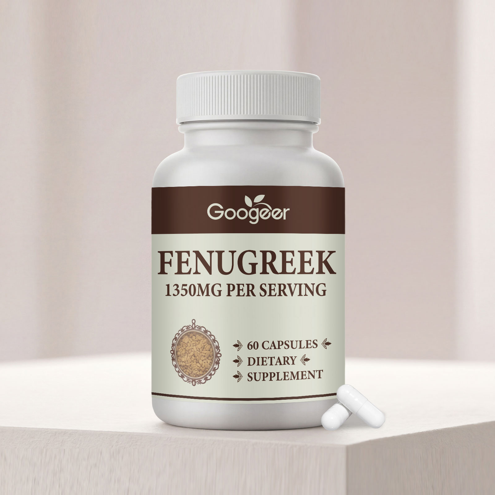Oem Fenugreek Women's Care Capsules (60 Capsules)-dietary Supplement For Daily Beauty Care Moisturizing Enhancing Body
