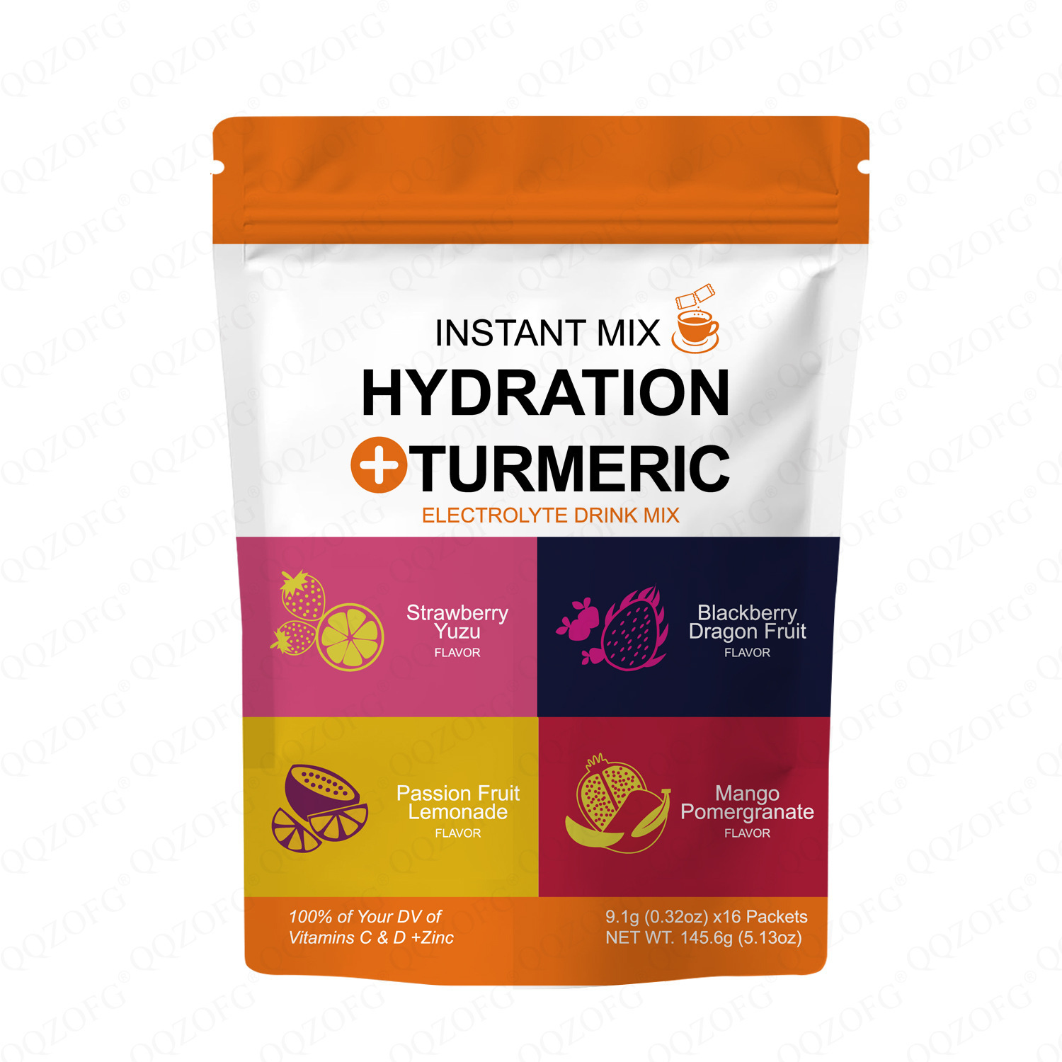 In Stock Tk Cross-border Bestseller Antioxidant Electrolyte Powder Pills 16 Individually Wrapped Packets