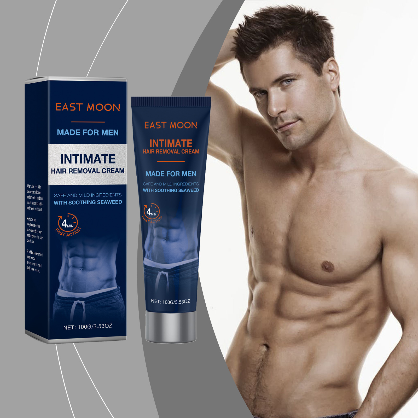 Cr&egrave;me d&eacute;pilatoire - &Eacute;limination des poils corporels sans taches sombres, nourrissante et hydratante, action rapide 100g