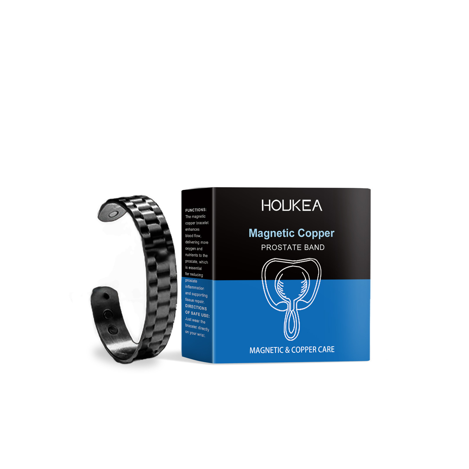 Mens Health Bracelet Supports Mens Well-being With Prostate Health Benefits Vintage-style Fashion Accessory