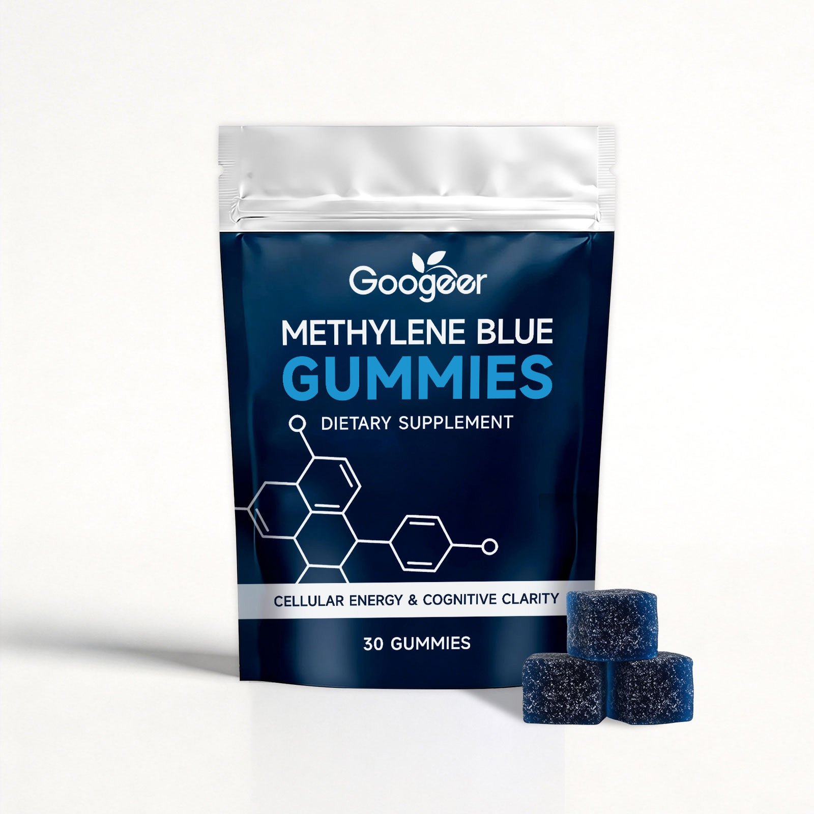 Googeer Constante &Eacute;nergie Soin Gummies Avec Vitamine C & B6 30 Gummies/flacon 1 Par Jour Pour La Concentration & La Vitalit&eacute; Quotidienne