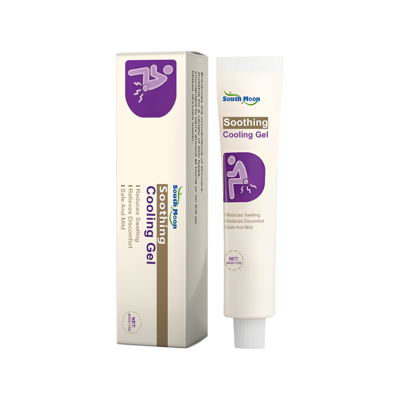 Perianal Care Gel Gentle Skin-friendly Formula Daily Moisturizing Soothing Care Reduces Swelling Discomfort Leaves