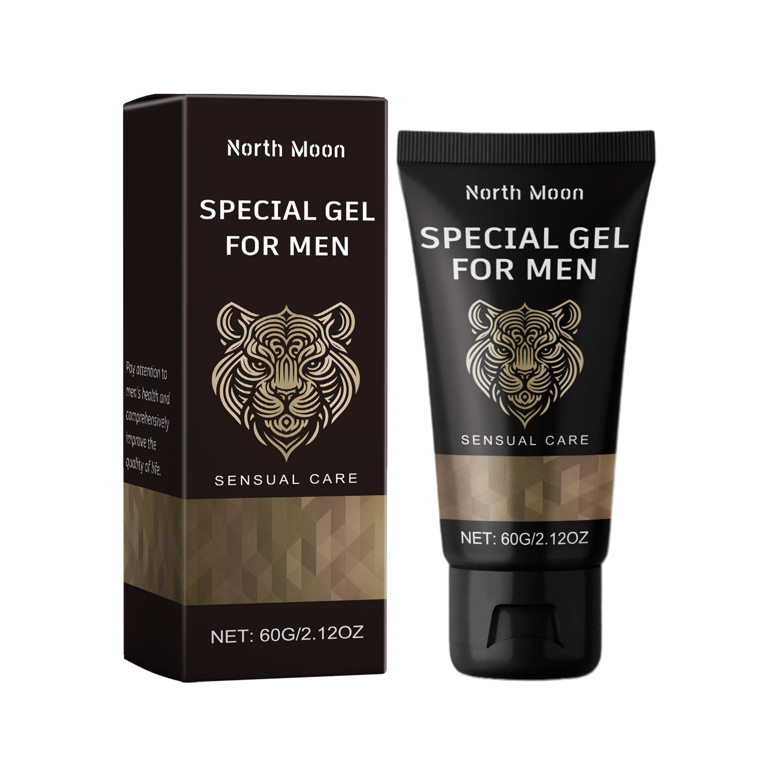 Gel de massage herbal anti-&acirc;ge pour homme, soin du corps et soin sensuel 60g, dur&eacute;e de conservation de 3 ans