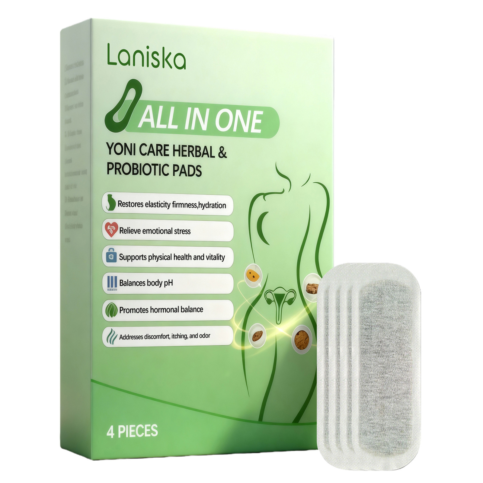 Womens Care Pads Gentle Formula Fragrant Refreshing For Daily Cleansing Ph Balance Hydration Support Comfort Soothe