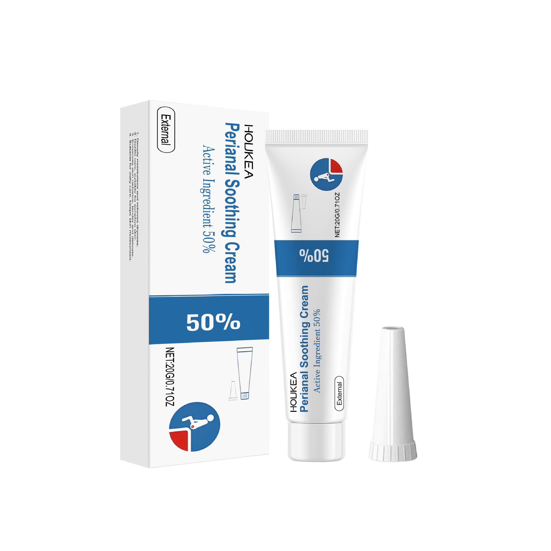 Cr&egrave;me de soin p&eacute;rianal Formule douce Apaise et hydrate la peau p&eacute;rianale Fabriqu&eacute; en Chine Dur&eacute;e de conservation de 6 mois