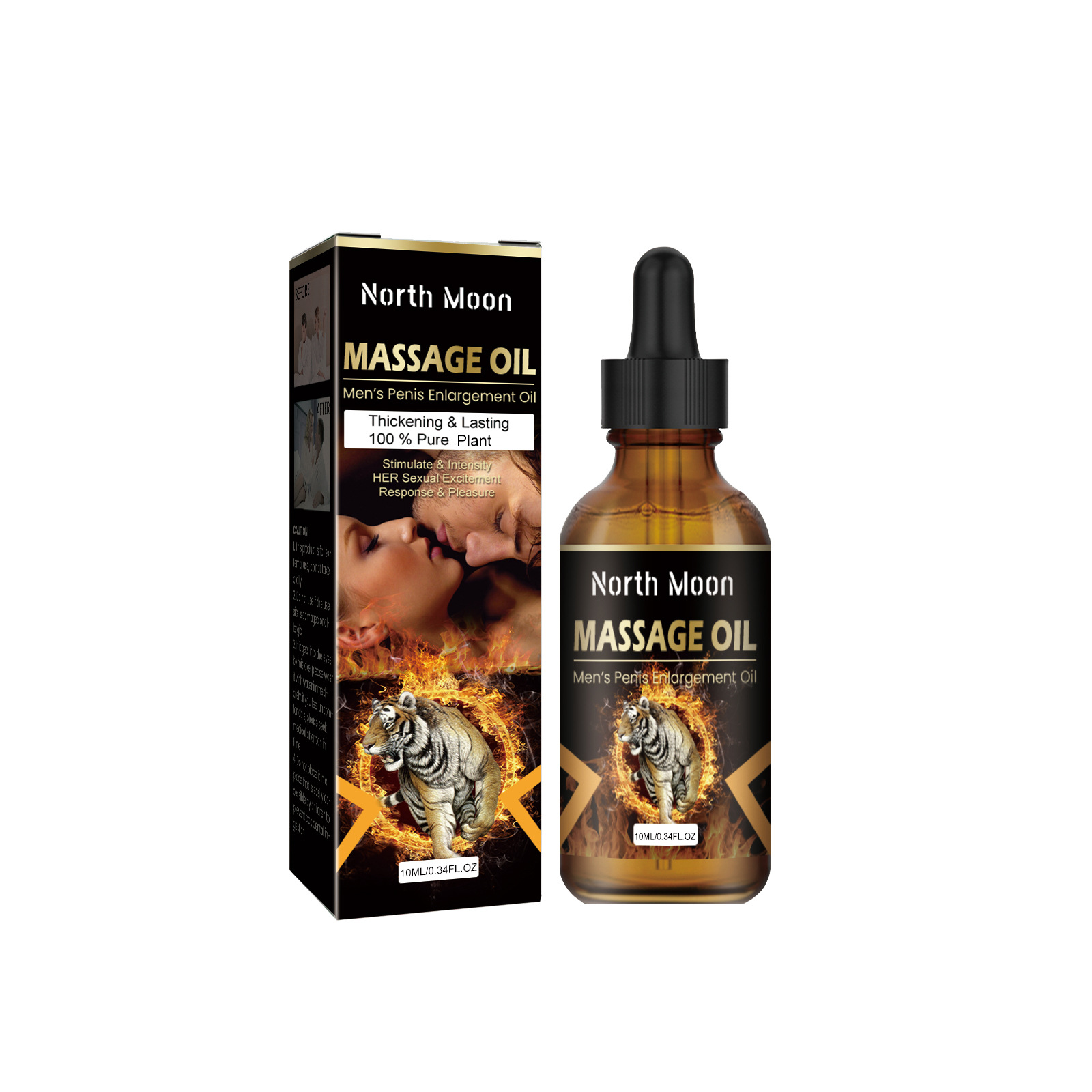 Mens Massage Oil Body Care Nourishment Moisturizing & Penis Enlargement Essential Oil 10ml For External Use
