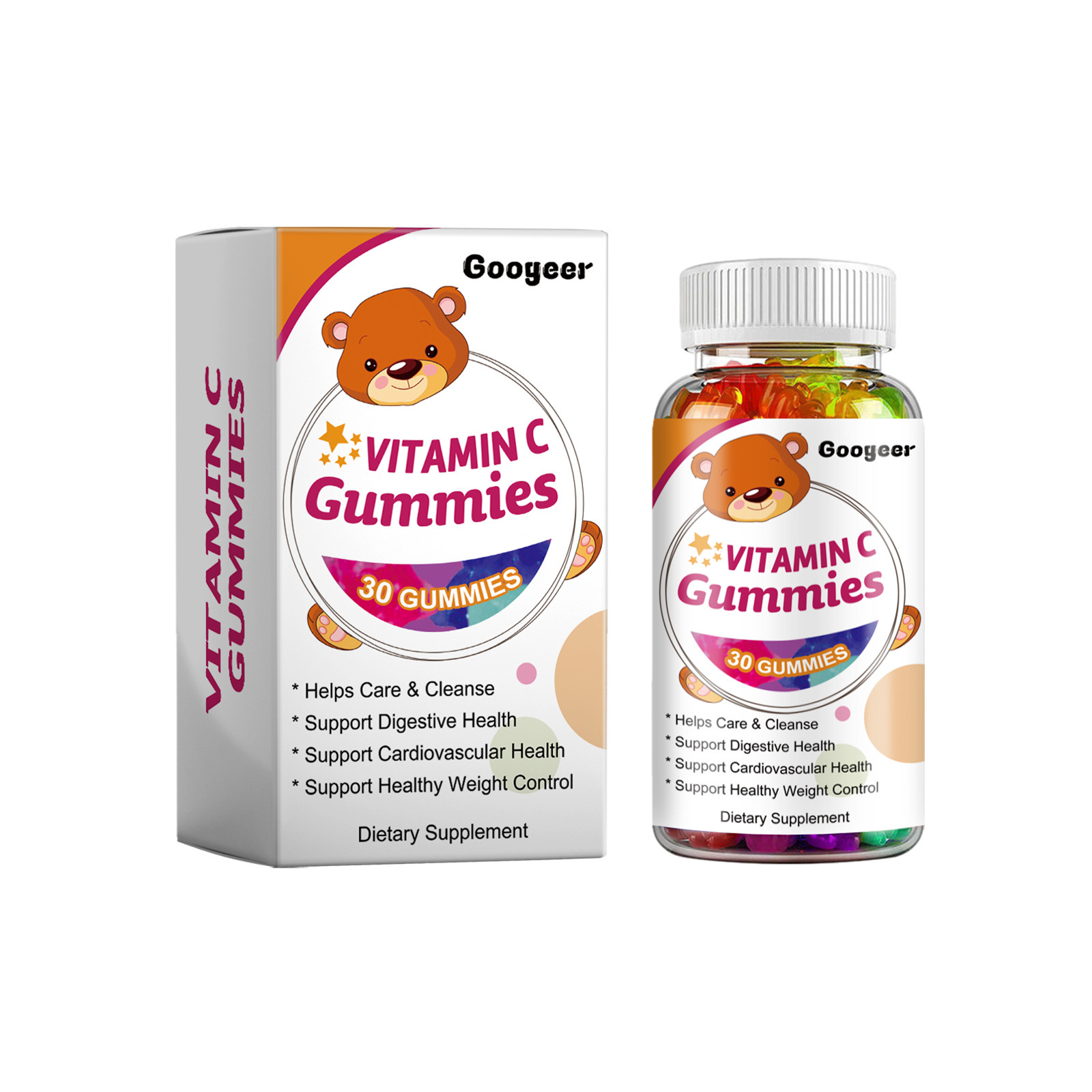 Premium Kid Friendly Vitamin C Gummies For Children Daily Nutritional Supplement
